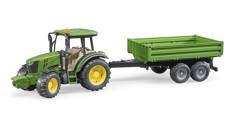 Bruder - John Deere 5115 M Traktor med Vogn (02108)