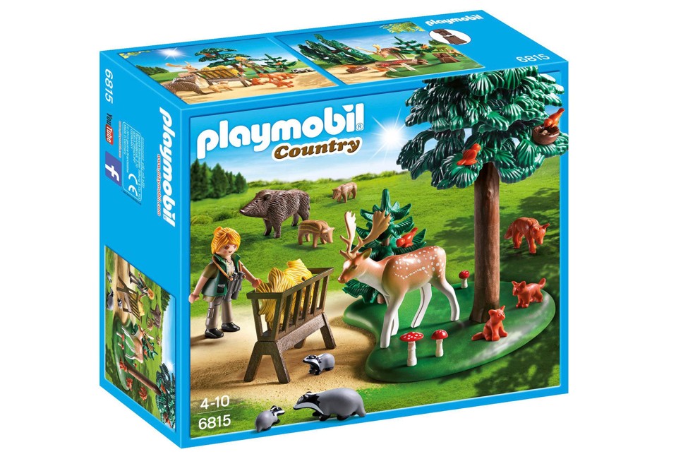 Playmobil - Skovlysning med foderplads (6815)
