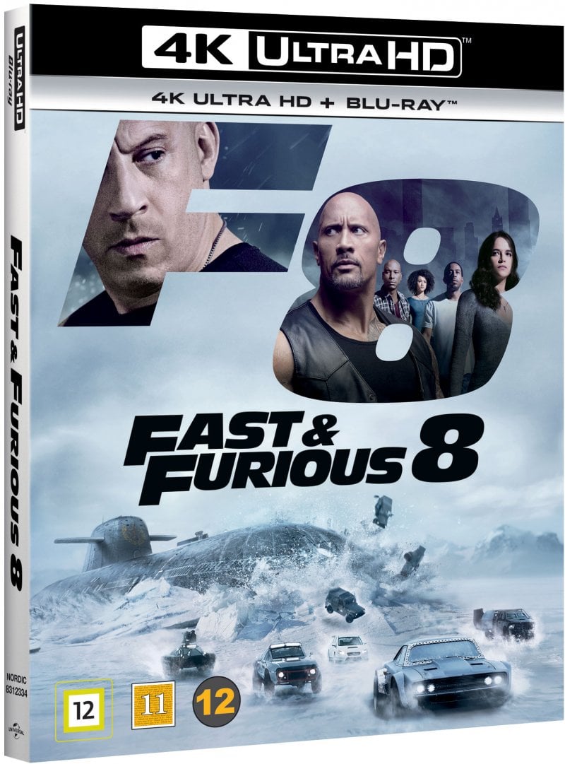 Fast&Furious 8 (4K Blu-Ray - 2D Blu-Ray)
