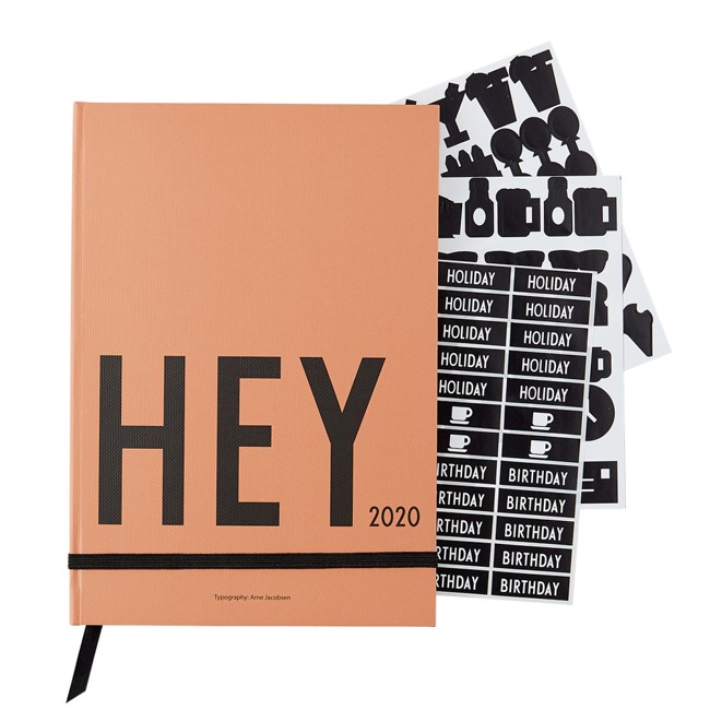 Design Letters - Hey Bog Kalender 2020 - Camel