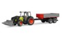 Bruder - Claas Nectis 267 F with frontloader and tipping trailer (02112) thumbnail-1