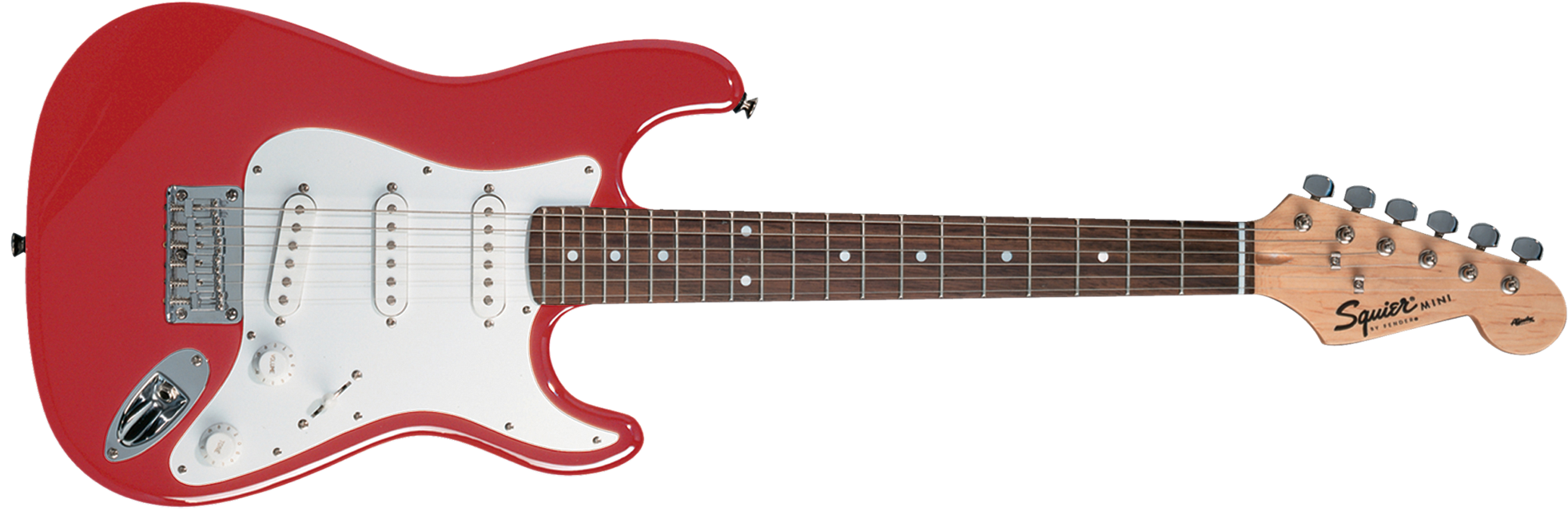 Squier By Fender - Mini Stratocaster - 3/4 Elektrisk Guitar (Torino Red) (DEMO)