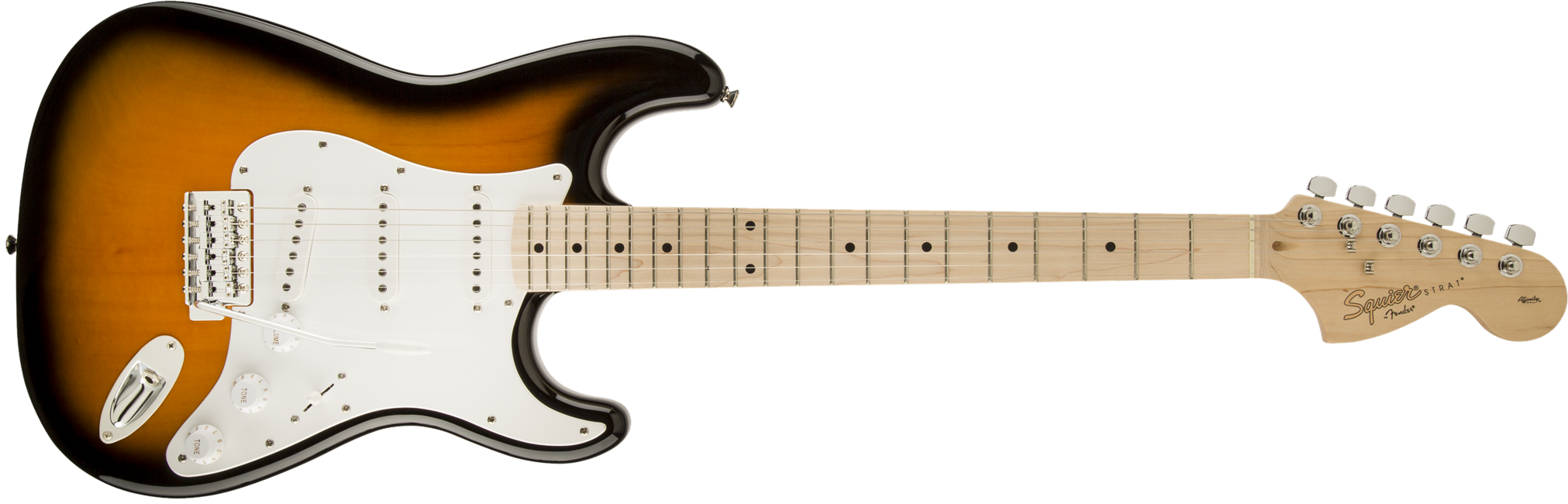Squier By Fender - Affinity Stratocaster - Elektrisk Guitar (2-Color Sunburst)