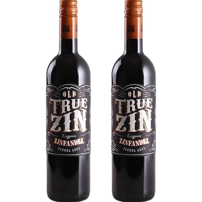 2 x True Zin Zinfandel - Økologisk vin, 79,50 kr. pr. fl.