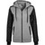 Urban Classics Ladies - DIAMOND FAUX LEATHER Zip Hoody grey thumbnail-1