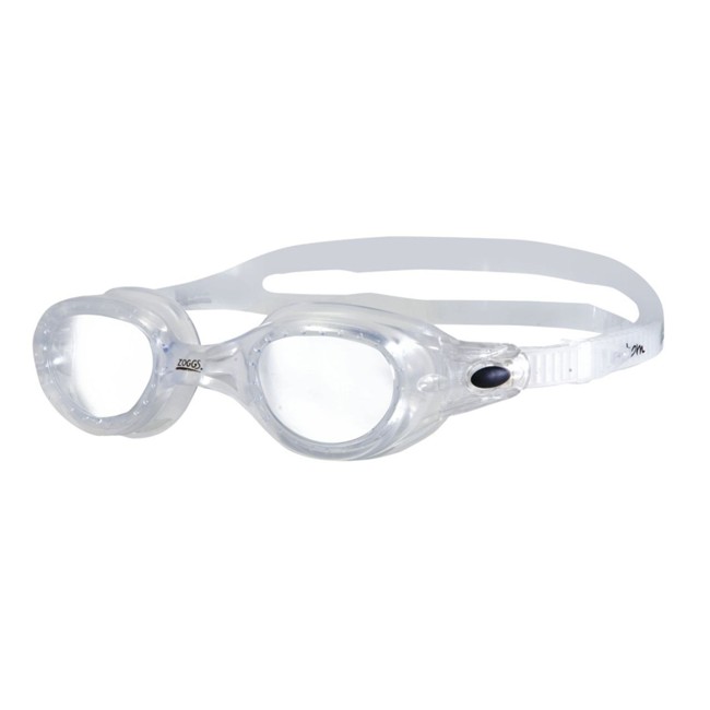 Zoggs Phantom Clear Adult UV Anti-Fog Swimming Goggles, Clear