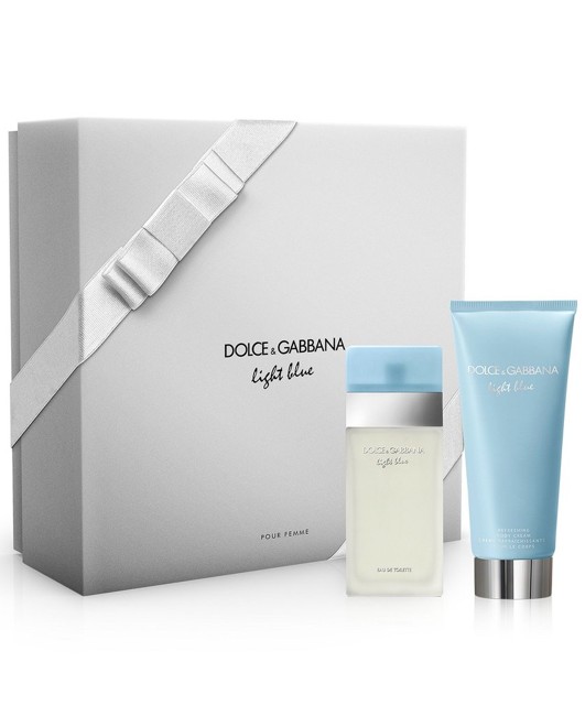Dolce & Gabbana - Light Blue EDT 25 ml + Bodycream 50 ml - Gavesæt