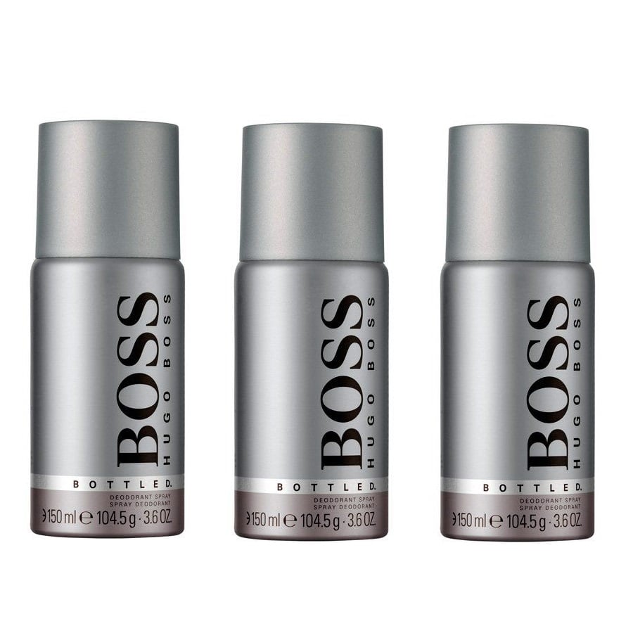 Hugo Boss - 3x Bottled Deodorant Spray 150 ml