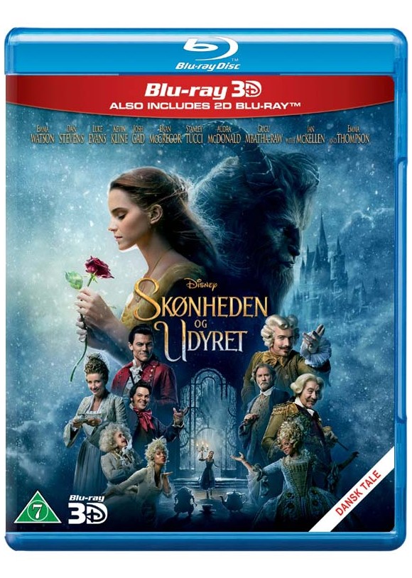 Kop Disneys Beauty And The Beast Skonheden Og Udyret Emma Watson 3d 2d Blu Ray