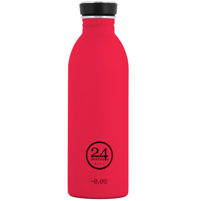 24 Bottles - Urban Bottle 0,5 L - Hot Rød