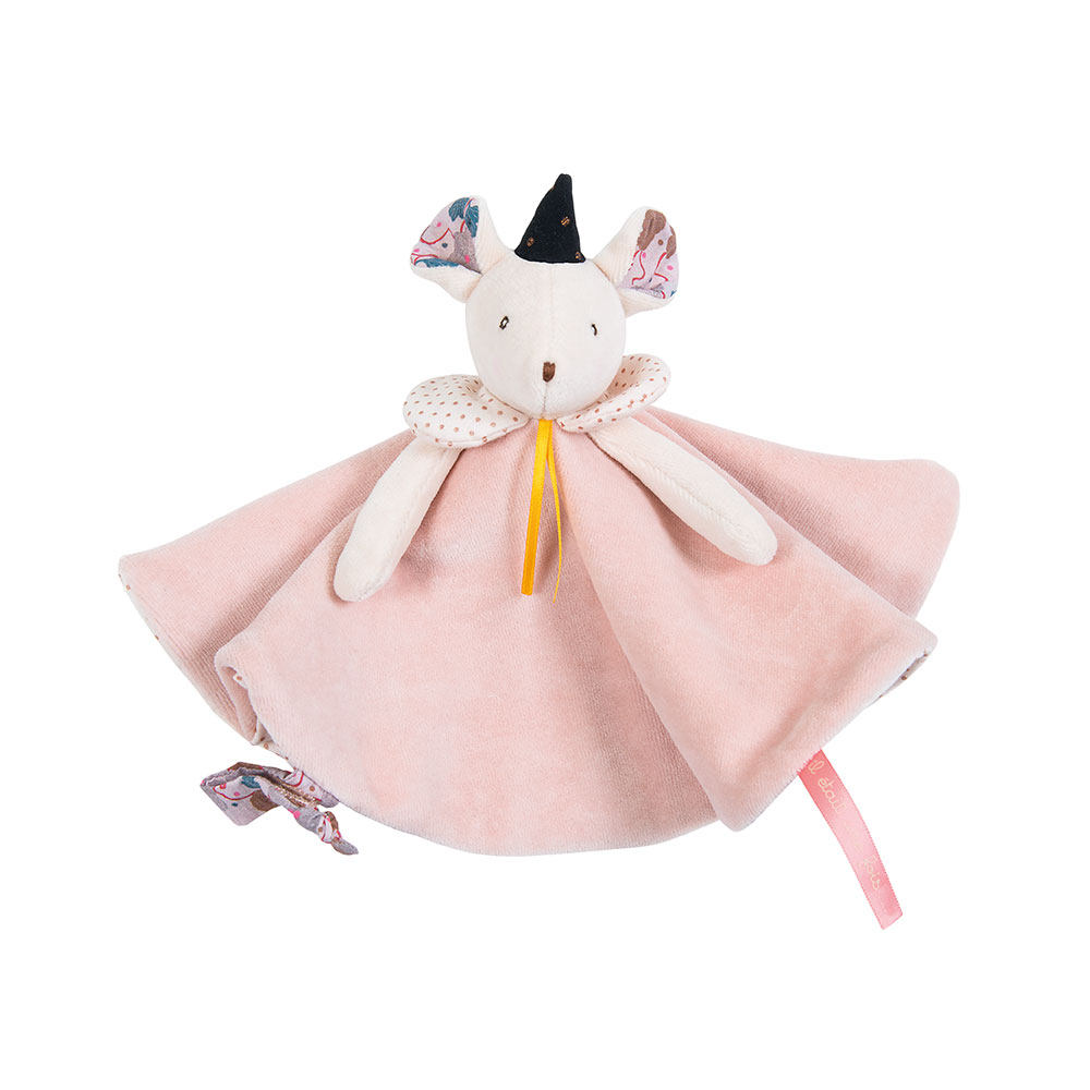 Moulin Roty - Pink Mouse Comforter (664015)