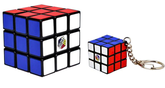 Rubiks Classic  - 3x3 + 3x3 Keyring (RUB77202)