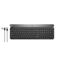 Logitech - Craft Advanced keyboard with creative input dial - Nordisk Layout