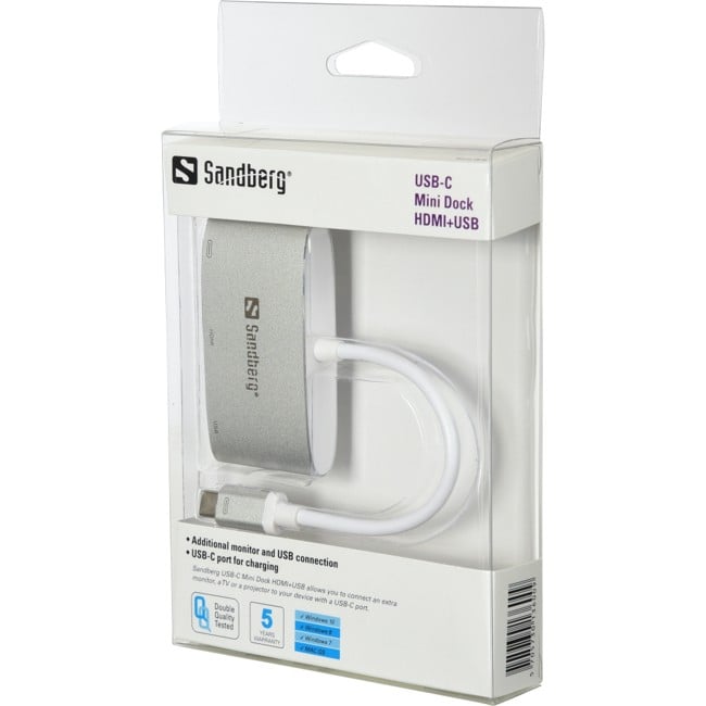 Sandberg USB-C Mini Dock HDMI+USB (136-00)