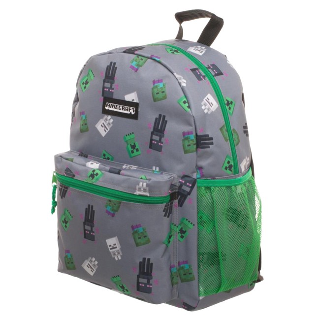 Minecraft Zombie Enderman Creeper Backpack School Bag 40cm
