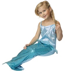 Mermaid Dress 7-8 years - Blue