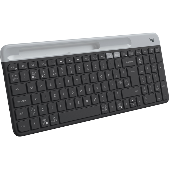 Logitech K580 Slim Multi-Device trådløst tastatur Grafit Nordic