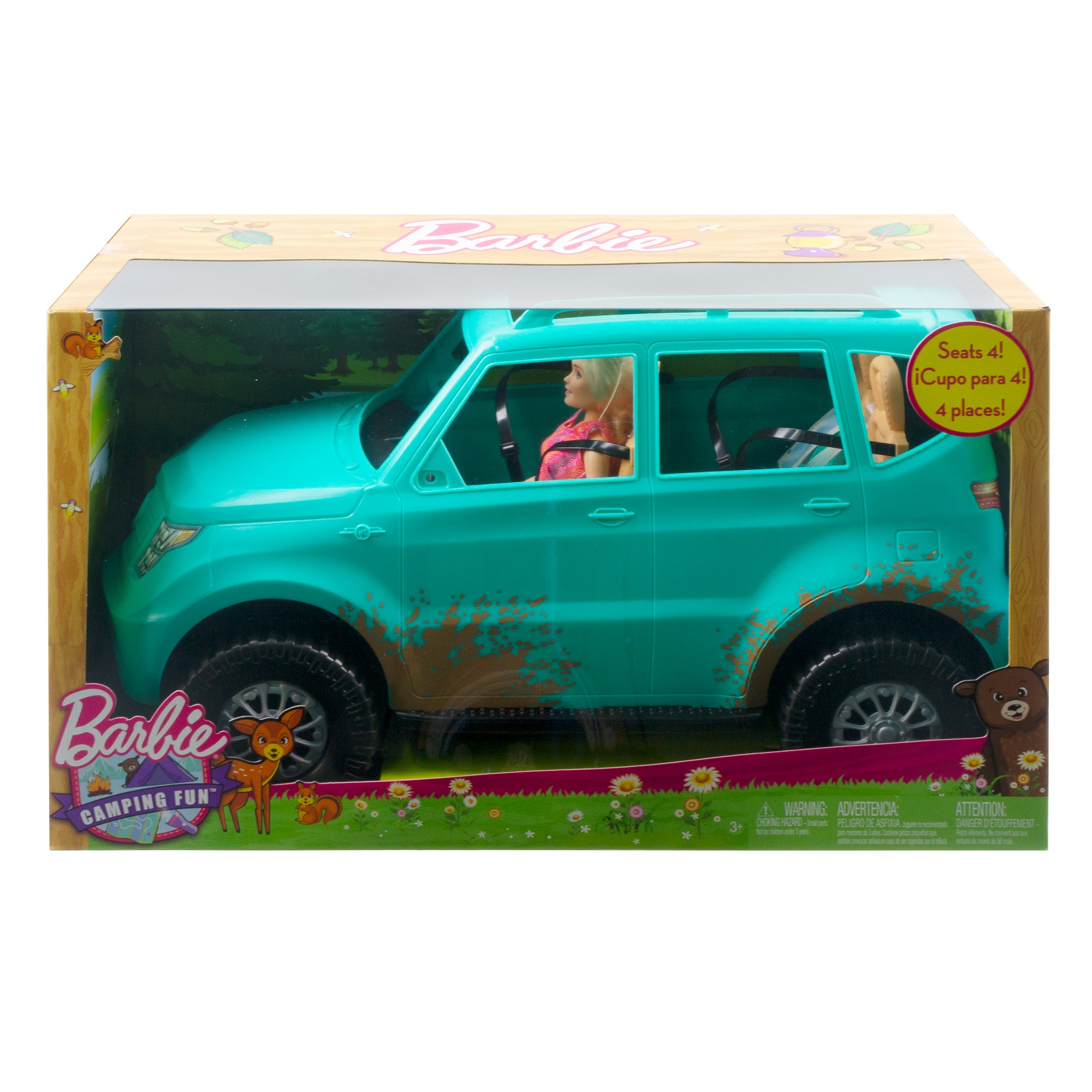 barbie doll & vehicle