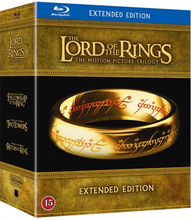 Lord of the Rings 1-3 Extended Edition (Blu-Ray)