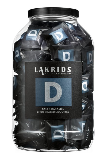 Lakrids By Johan Bülow - Flowpack D Container – Salt & Karamel Chokolade Lakrids