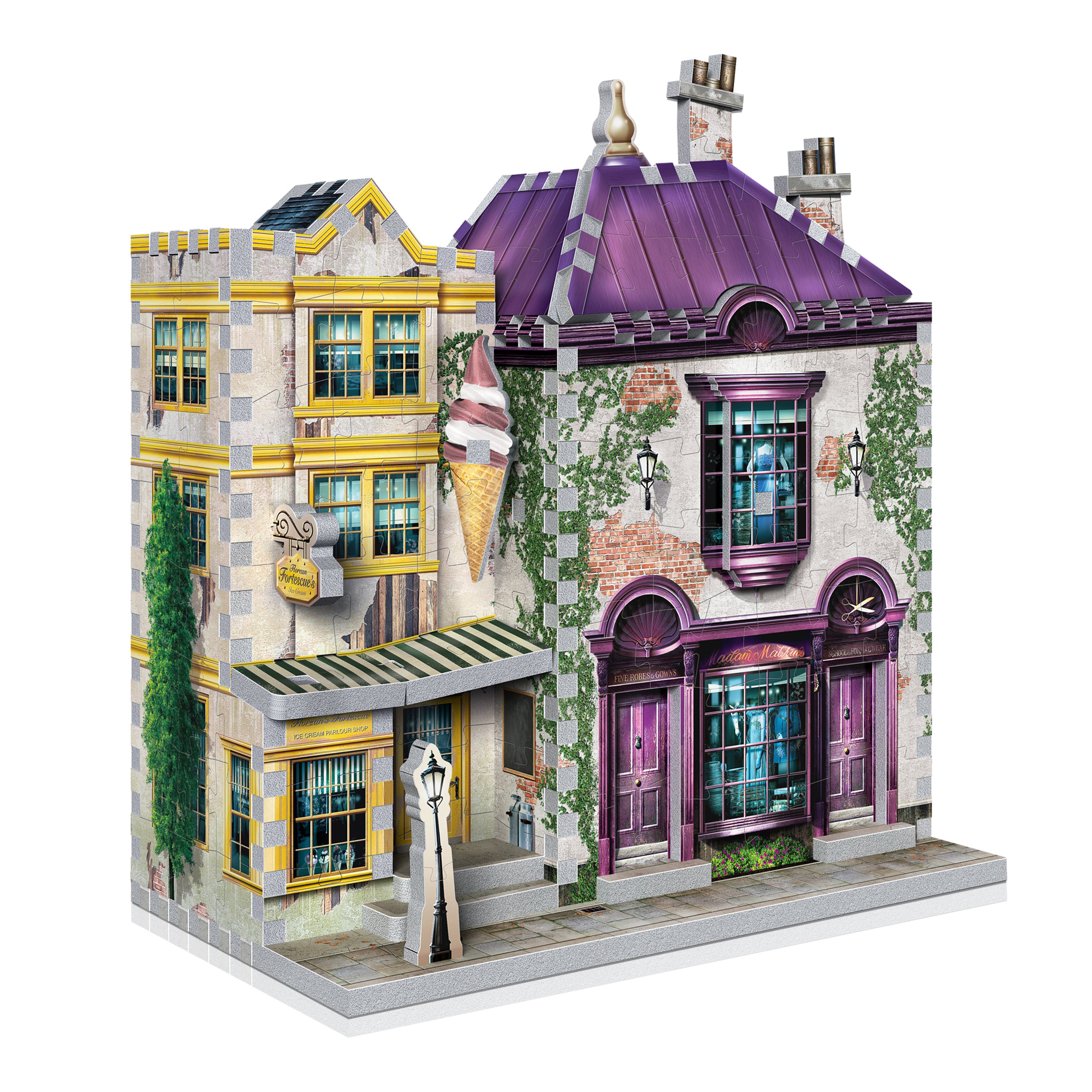 Wrebbit 3D Puzzle - Harry Potter - Madam Malkins & Florean Fortescues (40970008)