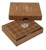 Exentri Sand Chess Leather Wallet, RFID Block thumbnail-3