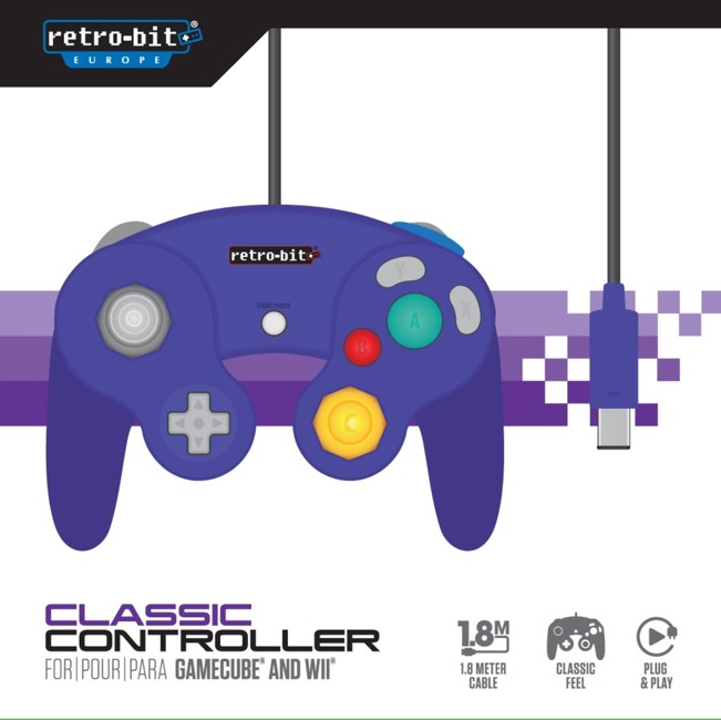 Gamecube Controller Purple Retro-Bit
