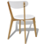 vidaXL spisebordsstole i MDF og birketræ 2 stk. thumbnail-4