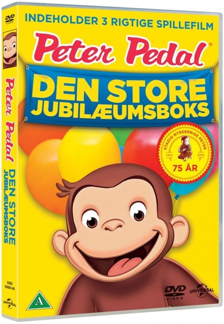 Peter Pedal / Curious George Boks 1-3 - Dansk - DVD