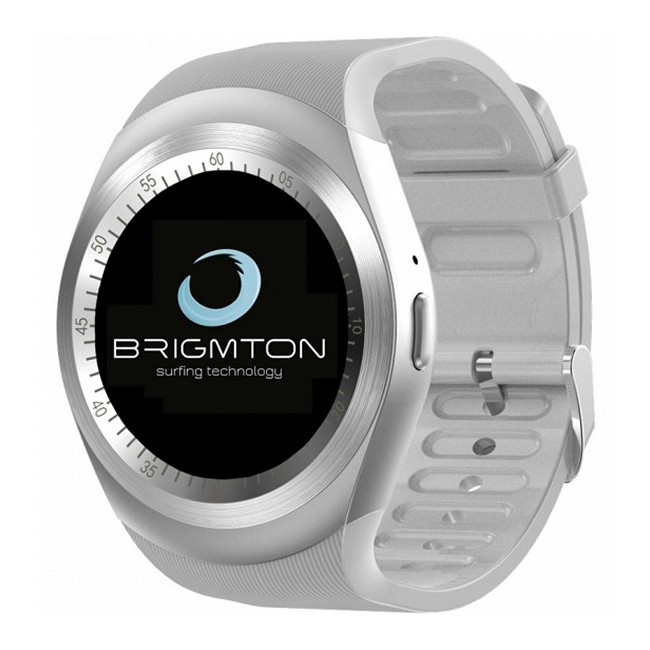 Smartwatch BRIGMTON BWATCH-BT7-B 1,3" Bluetooth White