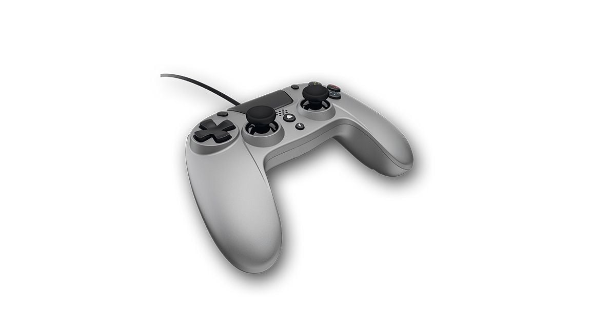 Gioteck Playstation 4 VX-4 Wired Controller (Silver) - Videospill og konsoller