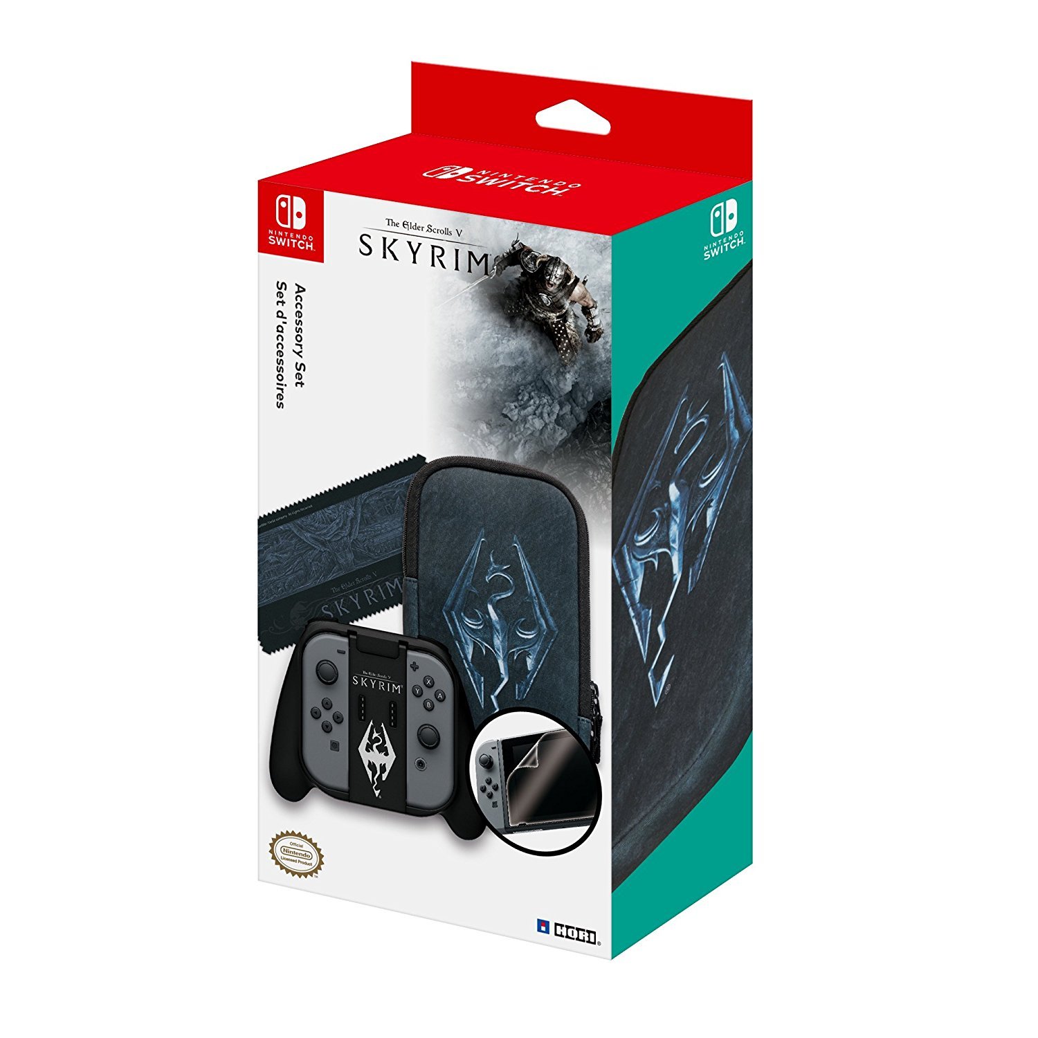 The Elder Scrolls V Skyrim Limited Edition Accessory Set for Nintendo Switch- Hori