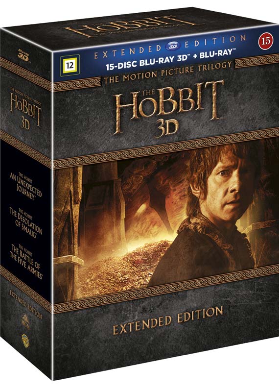 The Hobbit Trilogy - Extended Edition Blu-ray) - Fri fragt