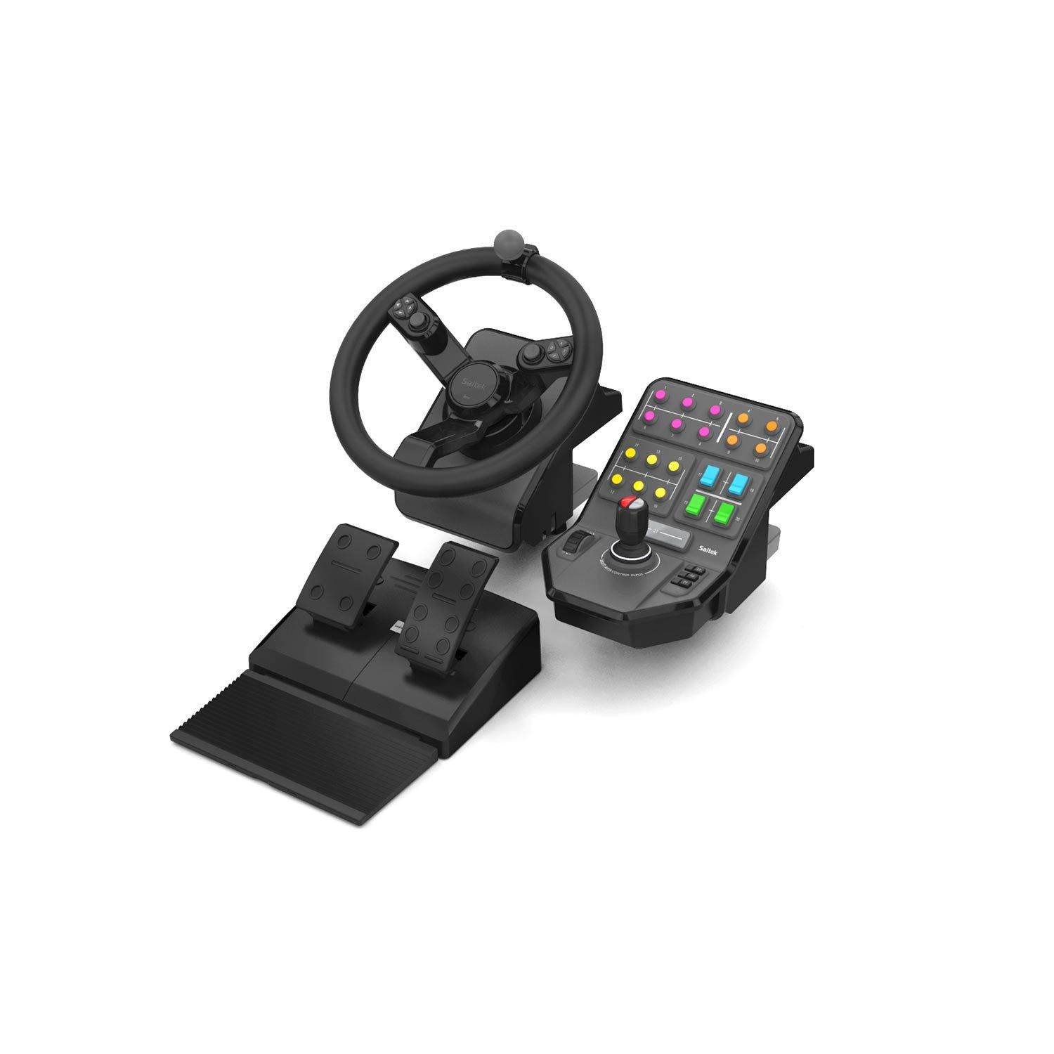 Køb Saitek Farming Simulator Wheel, Pedals, & Vehicle Side Panel (Demo)
