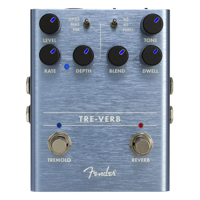 Fender - Tre-Verb Digital Tremolo/Reverb - Guitar Effekt Pedal