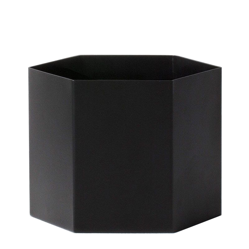 Buy Ferm Living - Hexagon Pot X-Large - Black (4179)