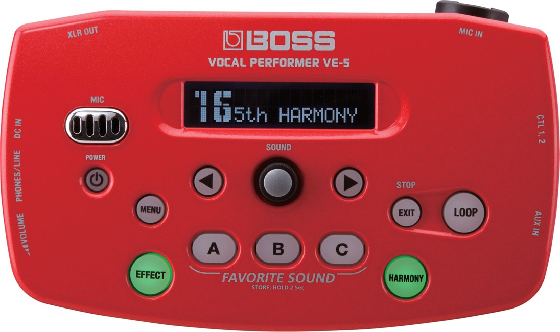 Boss - VE-5 - Vokal Effekt Performer (Red)