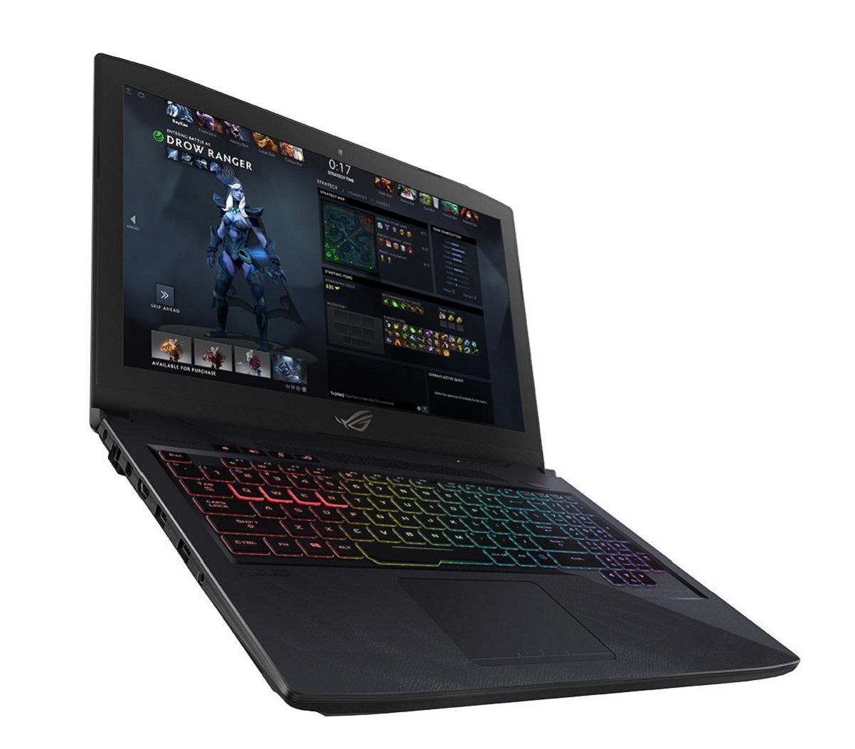 Køb ASUS ROG Strix 15.6-inch Laptop GL503VM-FY022T (Black) - (Intel i7-7700HQ Nvidia GTX 1060 6GB GDDR5 Graphics, 8GB RAM, 1TB HDD + SSD, RGB Keyboard)