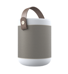KreaFunk - aMAJOR Bluetooth Højtaler - Hvid/Pale Guld Grill