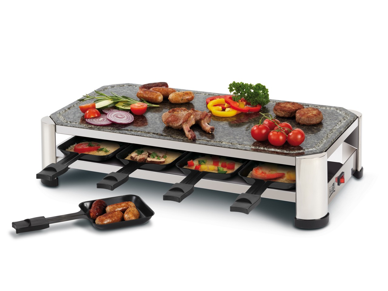 Fritel - SG 2180 Sten Raclette Grill i holdbart design og høj kvalitet