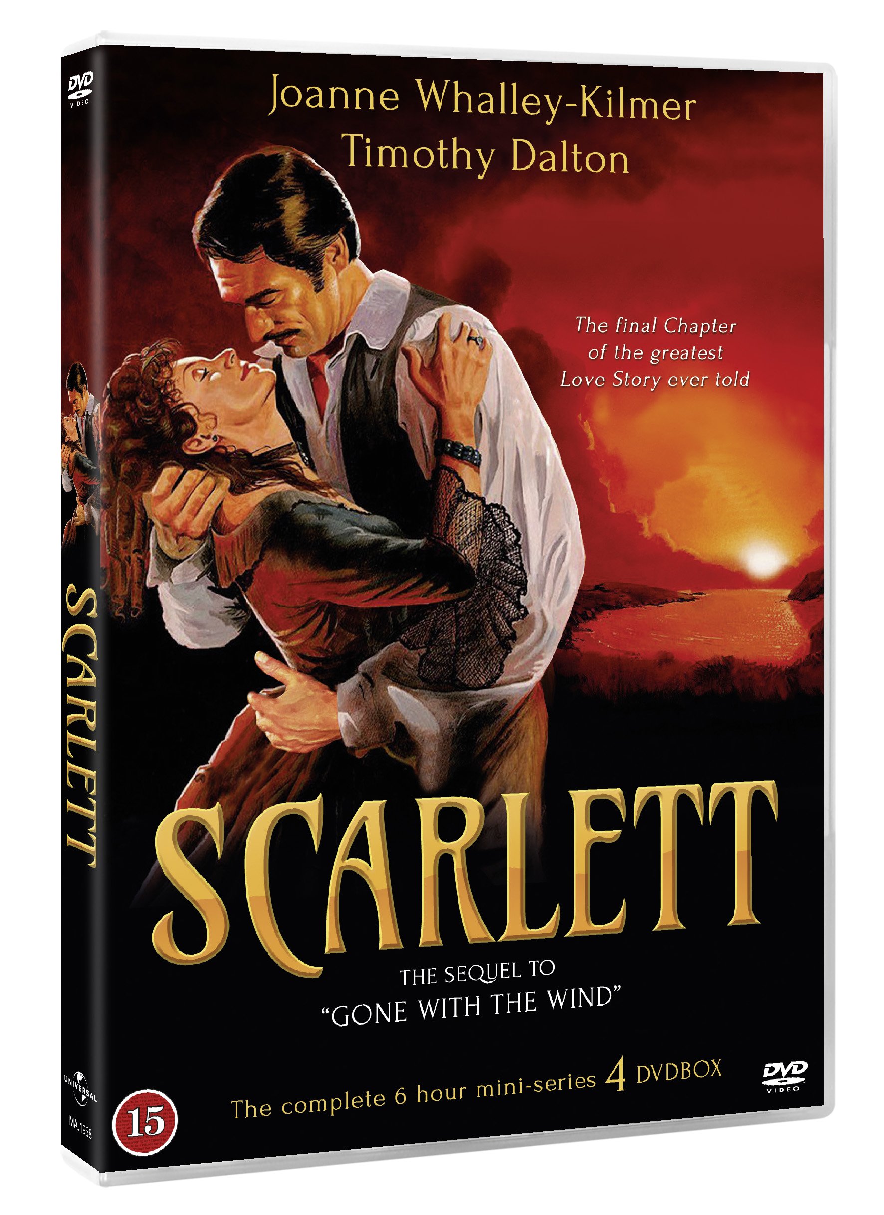Scarlett - 4 DVD box Mini series - Sequel to Gone with the wind - 30 Years anniversary edition - Filmer og TV-serier