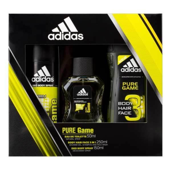 adidas pure game gift set