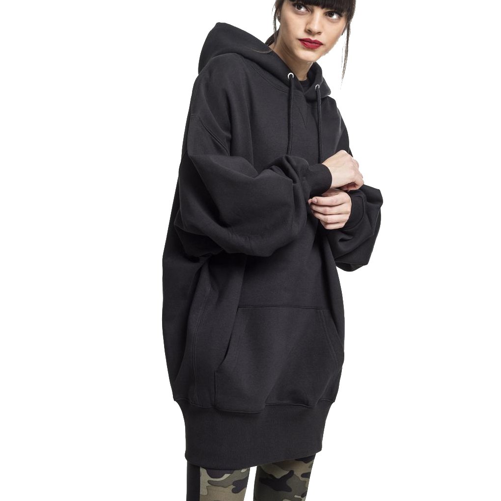 Buy Urban Classics Ladies - Long Oversize Hoody black