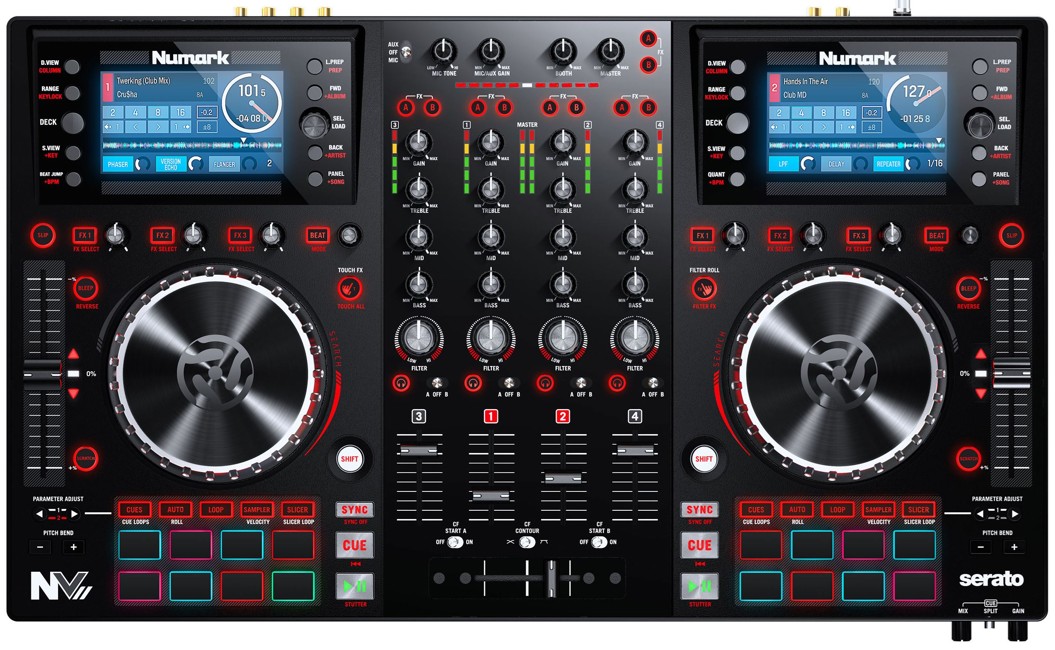 Numark - NVII - USB DJ Controller M./ Dual Display