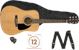 Fender - FA-115 Dreadnought - Akustisk Guitar Start Pakke V2 (Natural) thumbnail-1