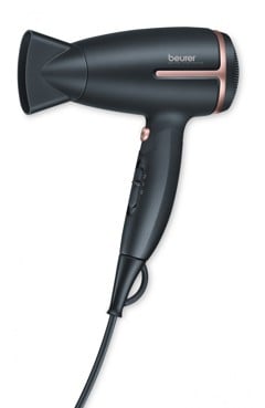 Beurer - HC 25 Travel Hair Dryer 1600 W Black - 3 Years Warranty