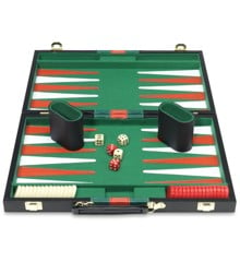 Backgammon matkalaukussa