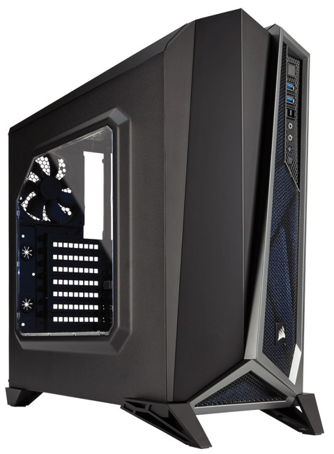 Corsair SPEC-ALPHA Midi-Tower Black,Silver computer case