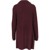 Urban Classics Ladies - Knitted Long Cape burgundy thumbnail-3