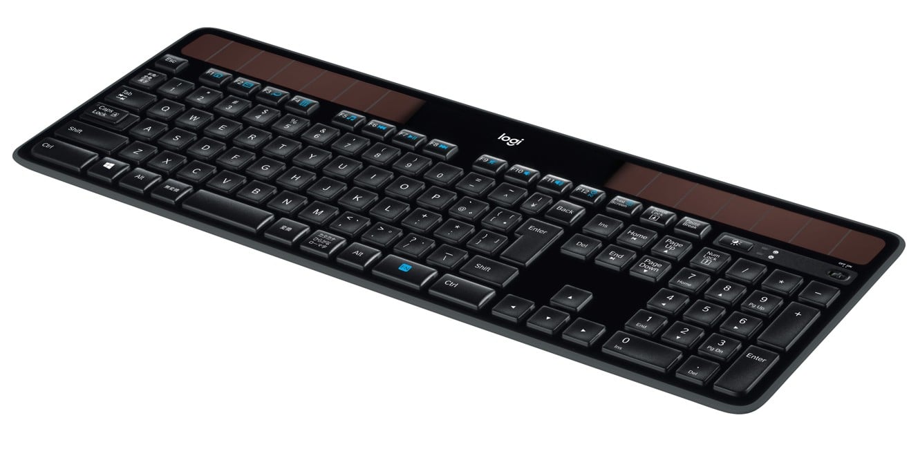 Logitech - Wireless Solar Keyboard K750 Nordic